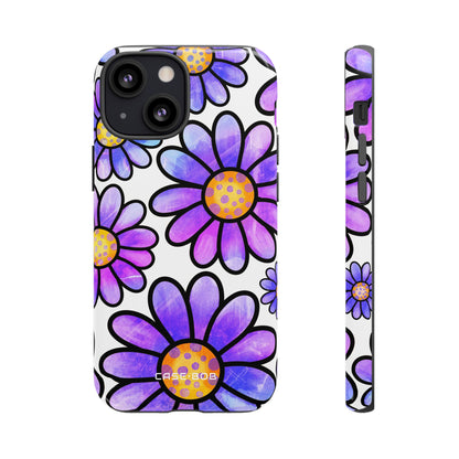 Polka Dot Blooms iPhone 13 Mini Case - Tough