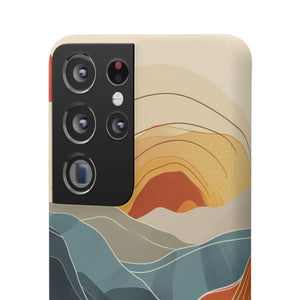 Sunset Waves | Slim Phone Case for Samsung