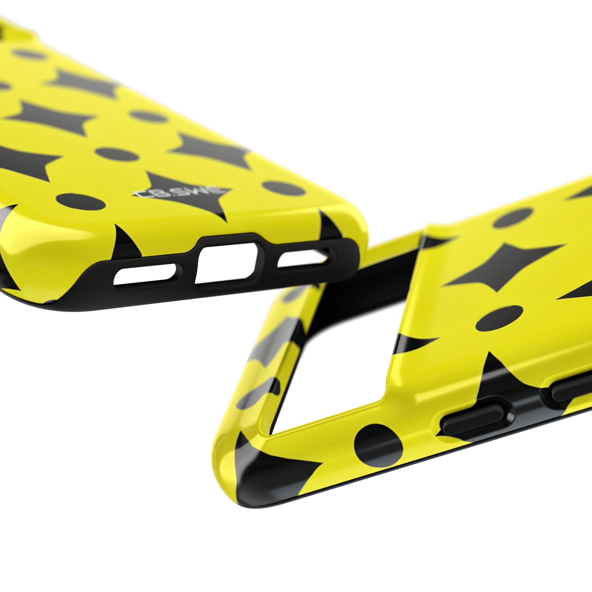 Vibrant Geometric Black Triangle Star Google Pixel 8 - Tough