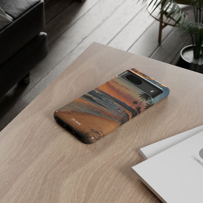 Golden Waves Embrace - Google Pixel Case