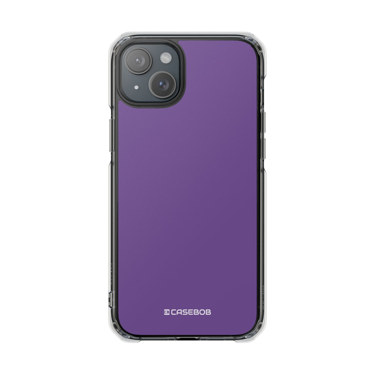 Dark Lavender | Handyhülle für iPhone (Clear Impact Case - Magnetisch)