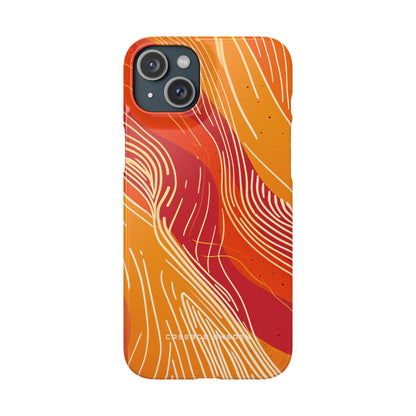 Gradient Flowwave Essence iPhone 15 - Slim Phone Case