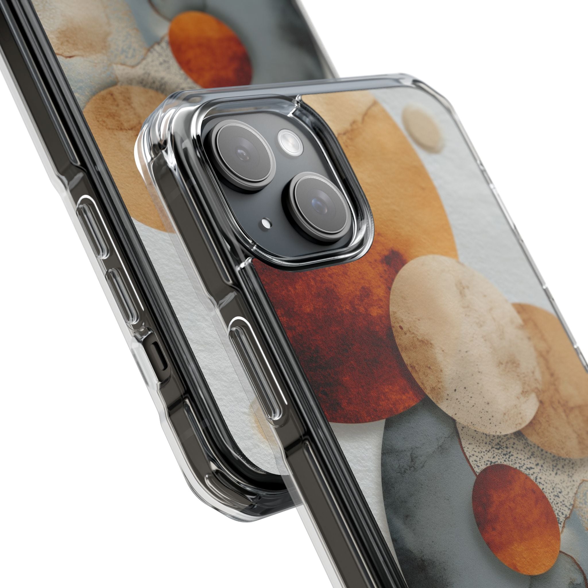 Circles Embrace Warmth iPhone Case - Impact