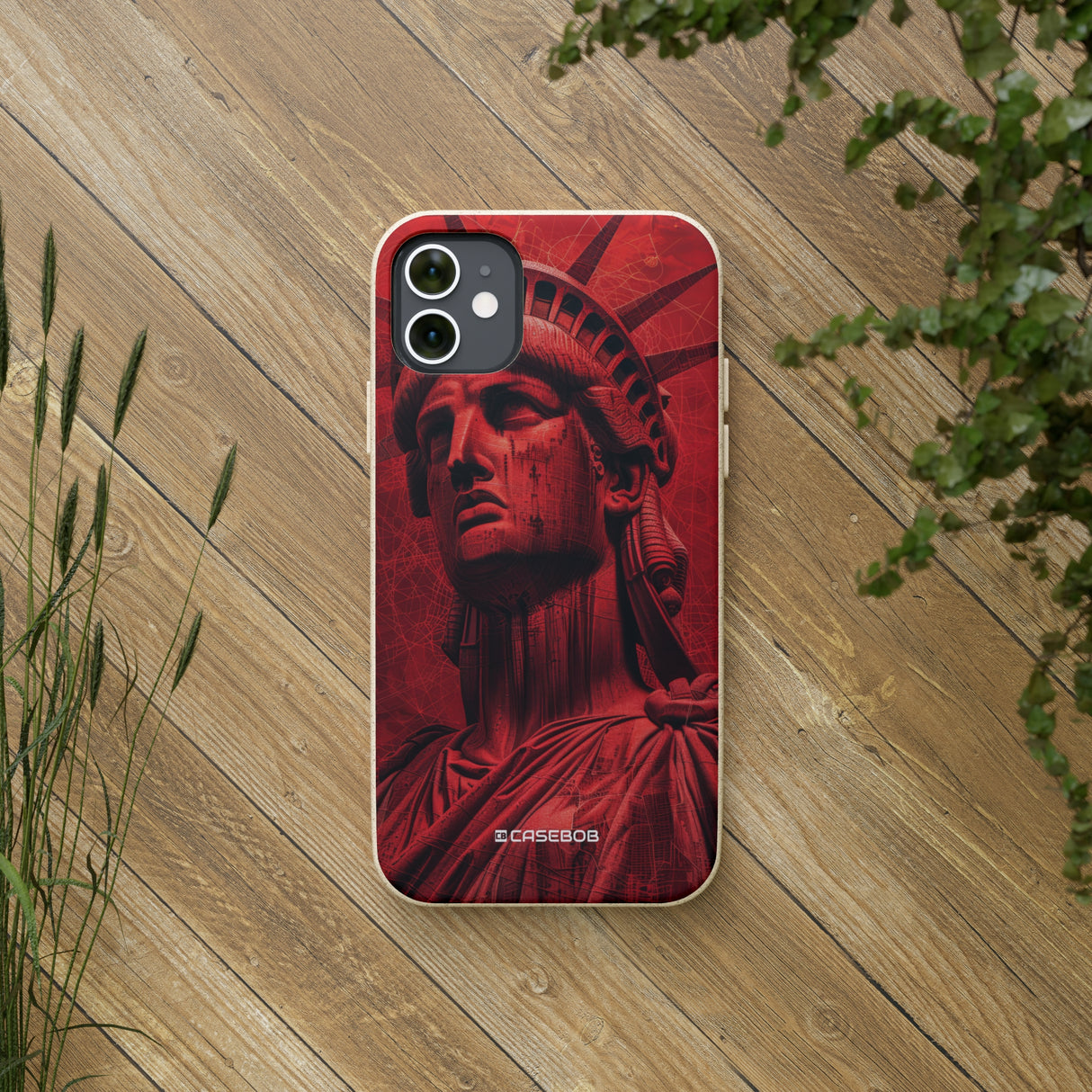 Red Liberty Revolution | Biodegradable Phone Case