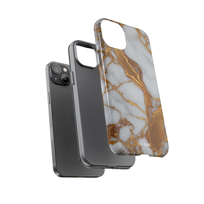 Golden Veins Flow - iPhone Case