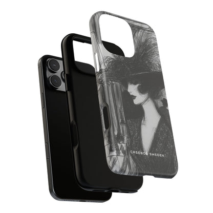 Timeless Elegance in Monochrome iPhone 16 - Tough Phone Case