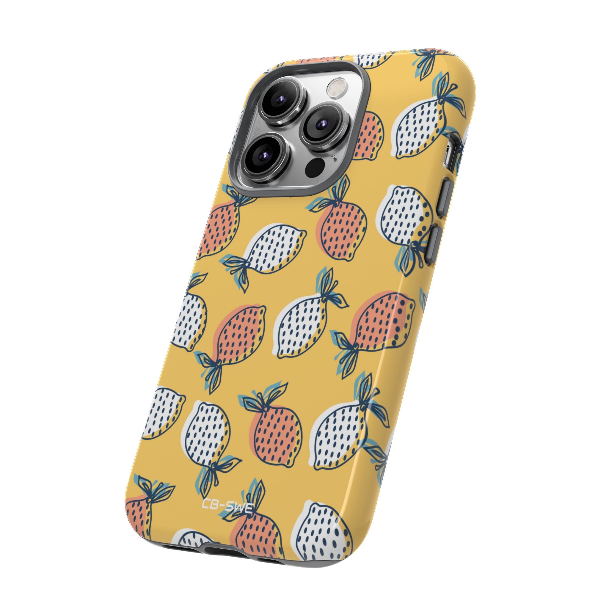 Lemons Dance Playfully - iPhone Case