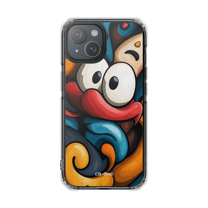 Whimsical Eyes Dance iPhone Case - Impact