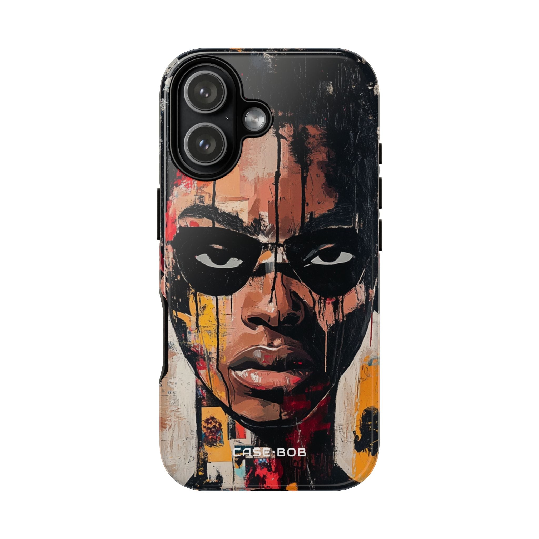 Masked Portrait Drips iPhone 17 Case - Tough