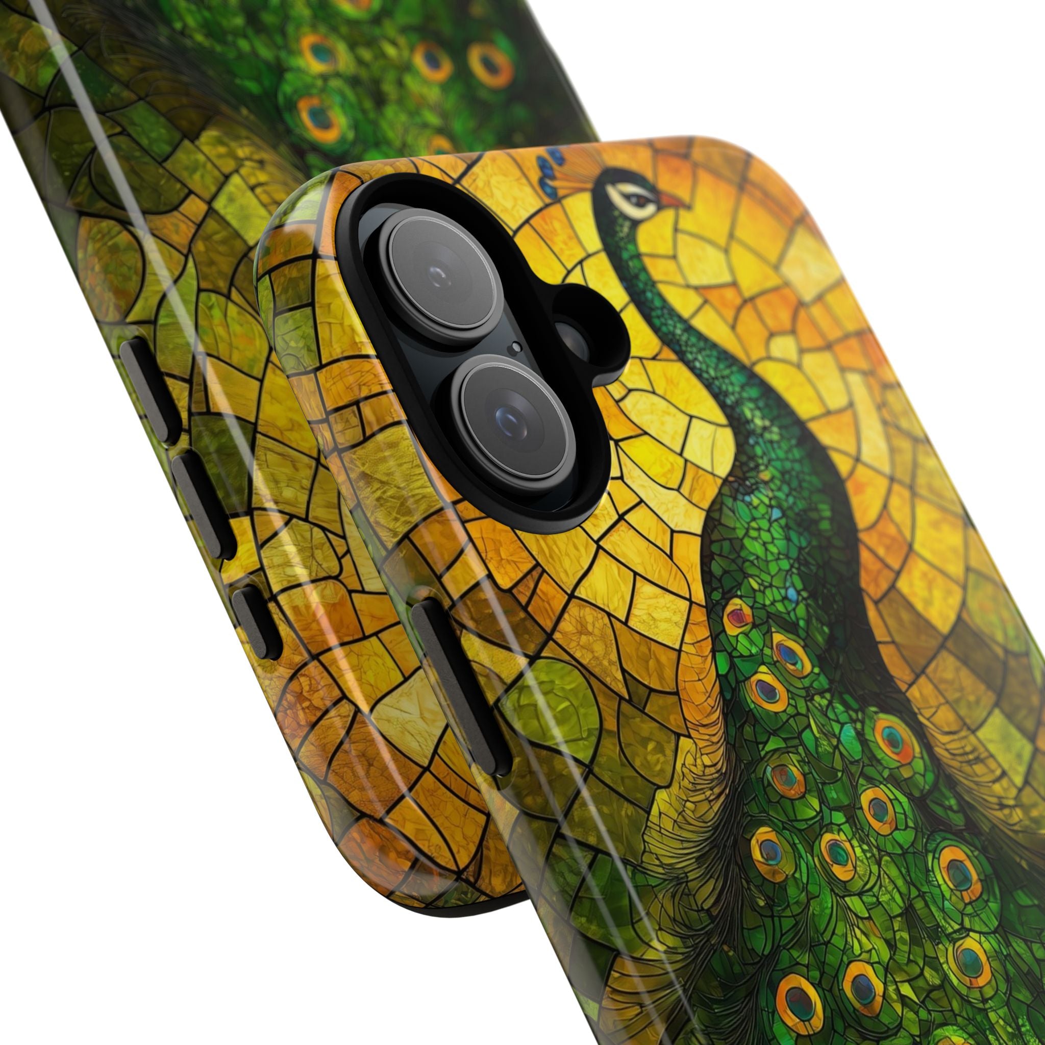 Peacock Spreads Light - iPhone Case
