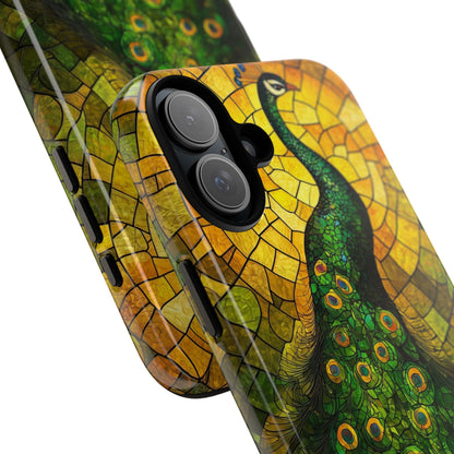 Peacock Spreads Light - iPhone Case