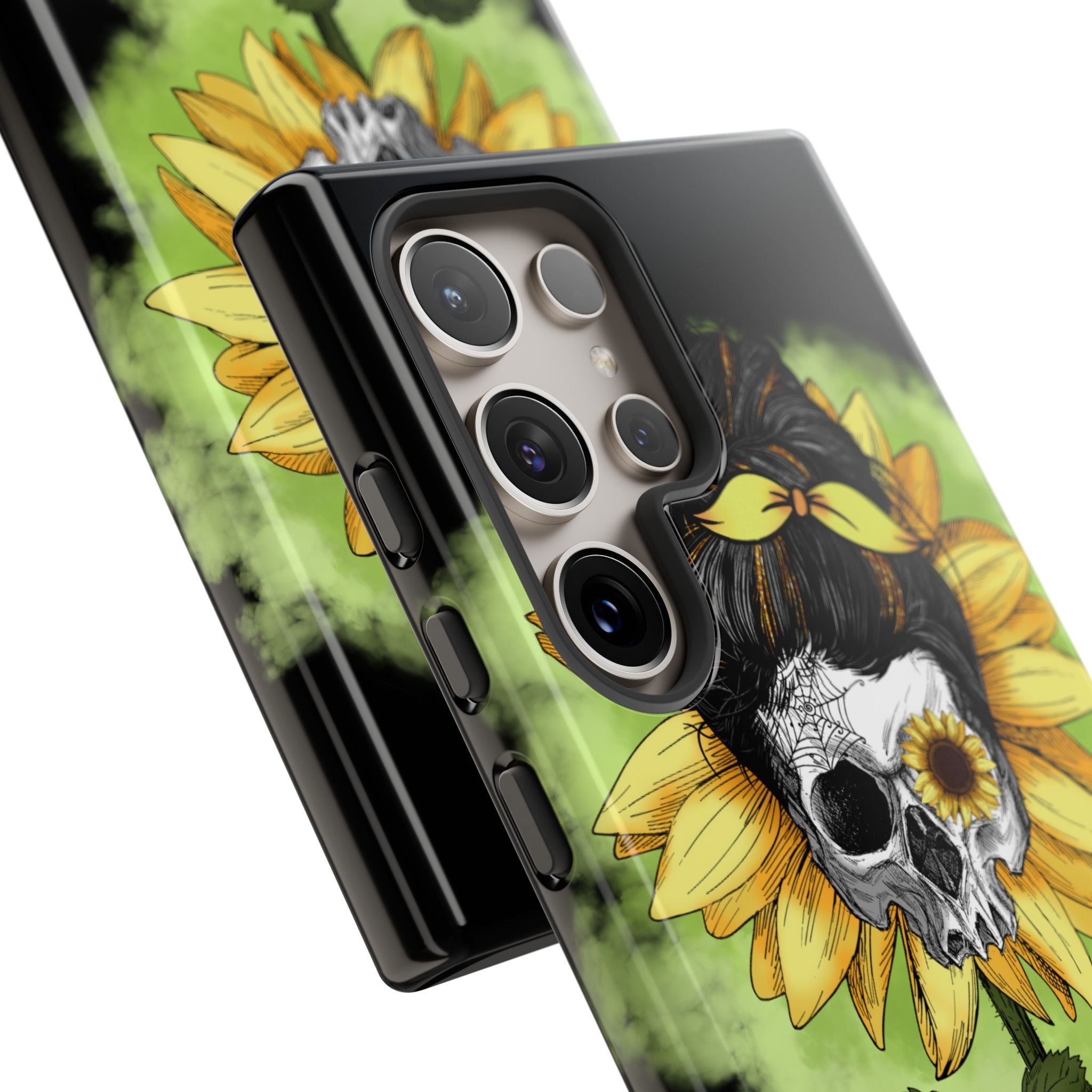 Sunflower Skull Fusion - Samsung Case