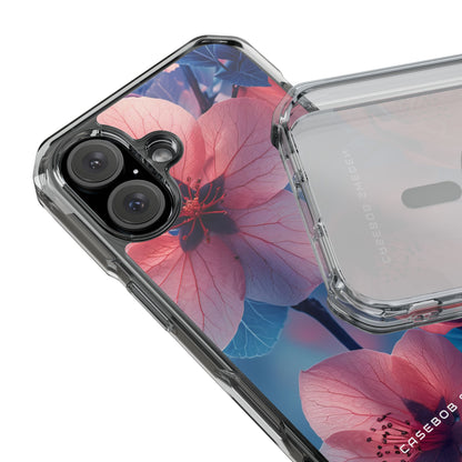 Ethereal Floral Harmony iPhone 16 - Clear Impact Phone Case