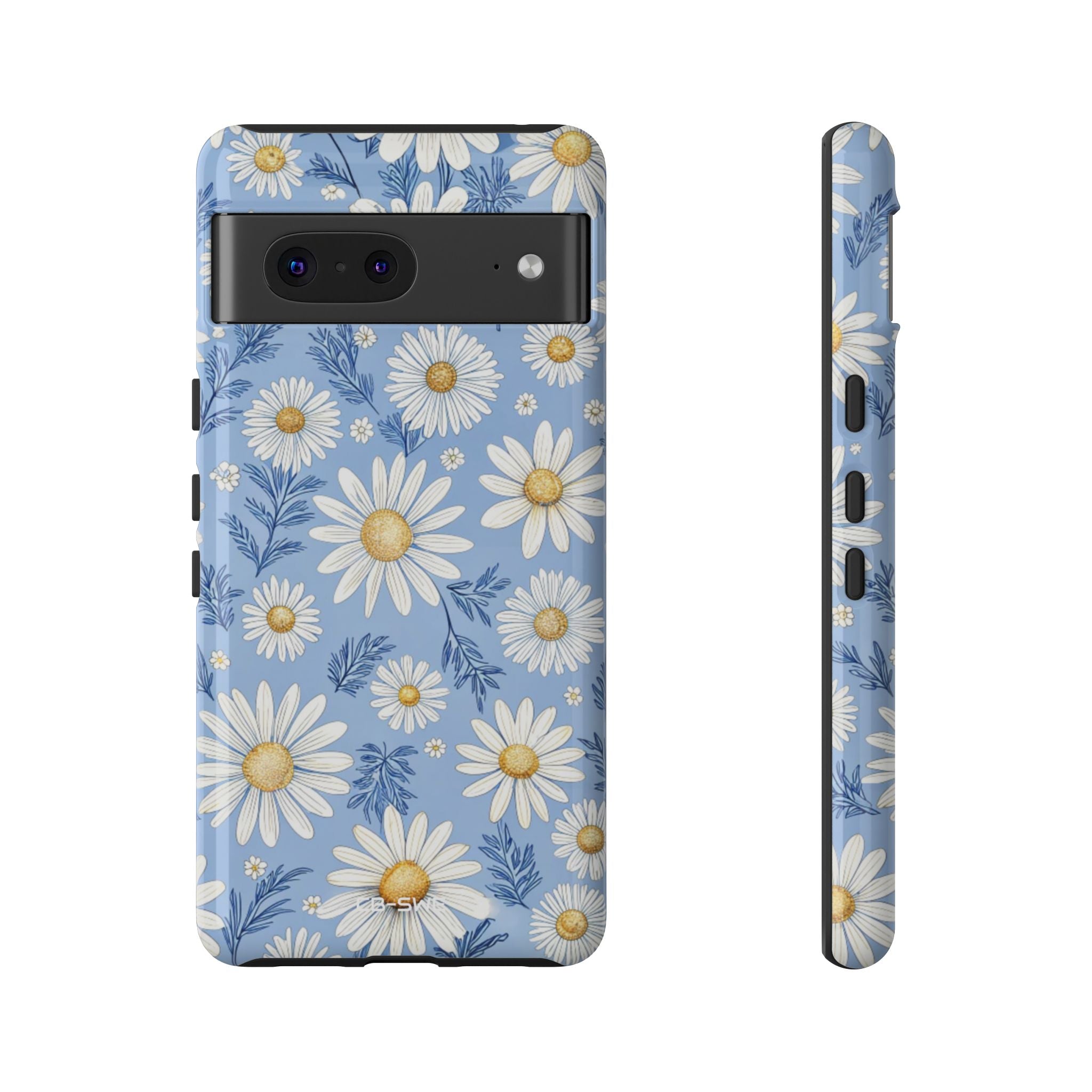 Daisies On Blue - Google Pixel Case
