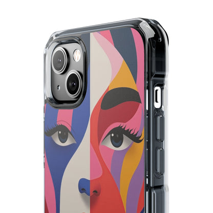 Color Swirls Embrace iPhone Case - Impact