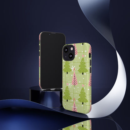Whimsical Trees Dance - iPhone Case