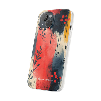 Vibrant Floral Energy iPhone 15 - Flexi Phone Case