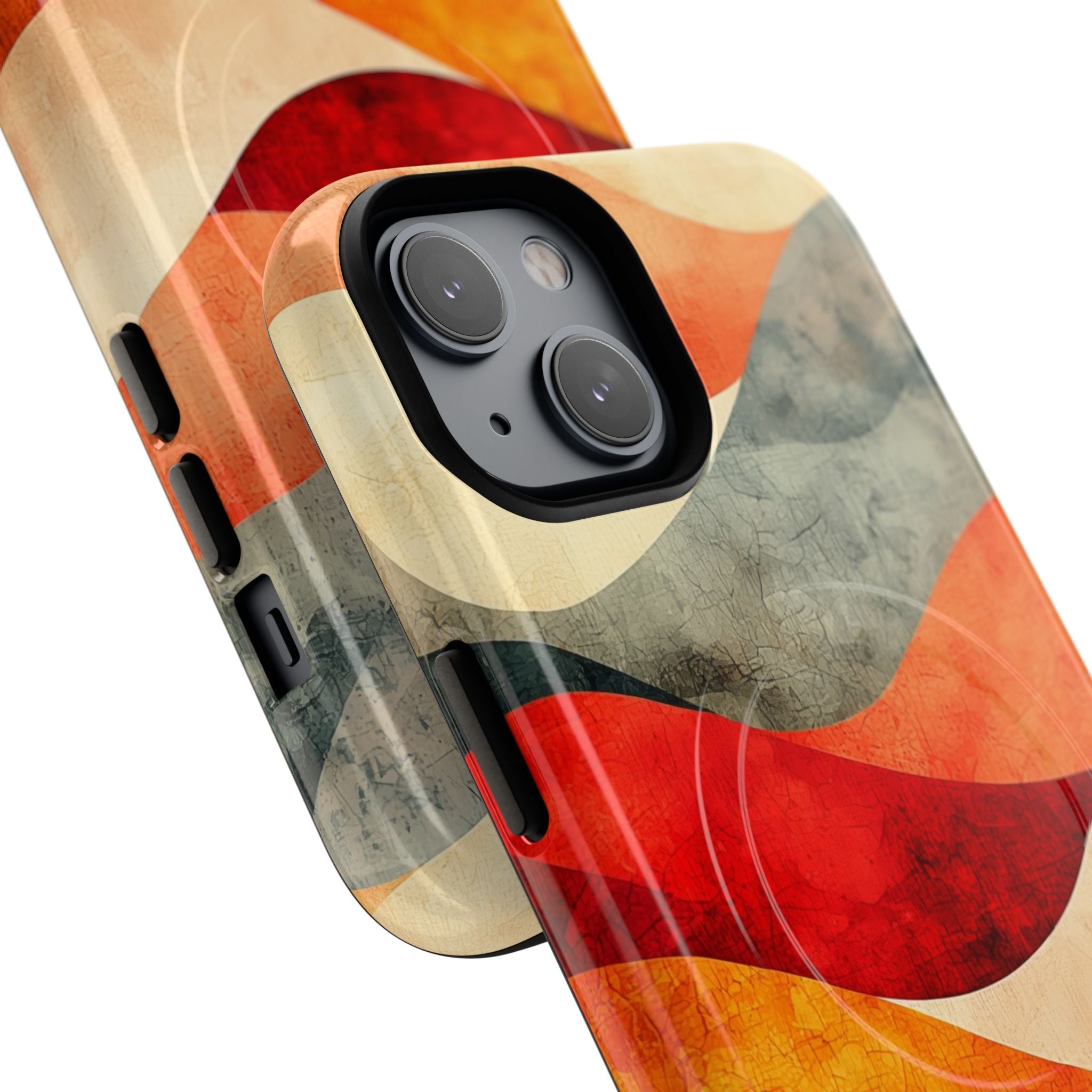 Cracked Wave Sunset iPhone 14 Case - Tough+
