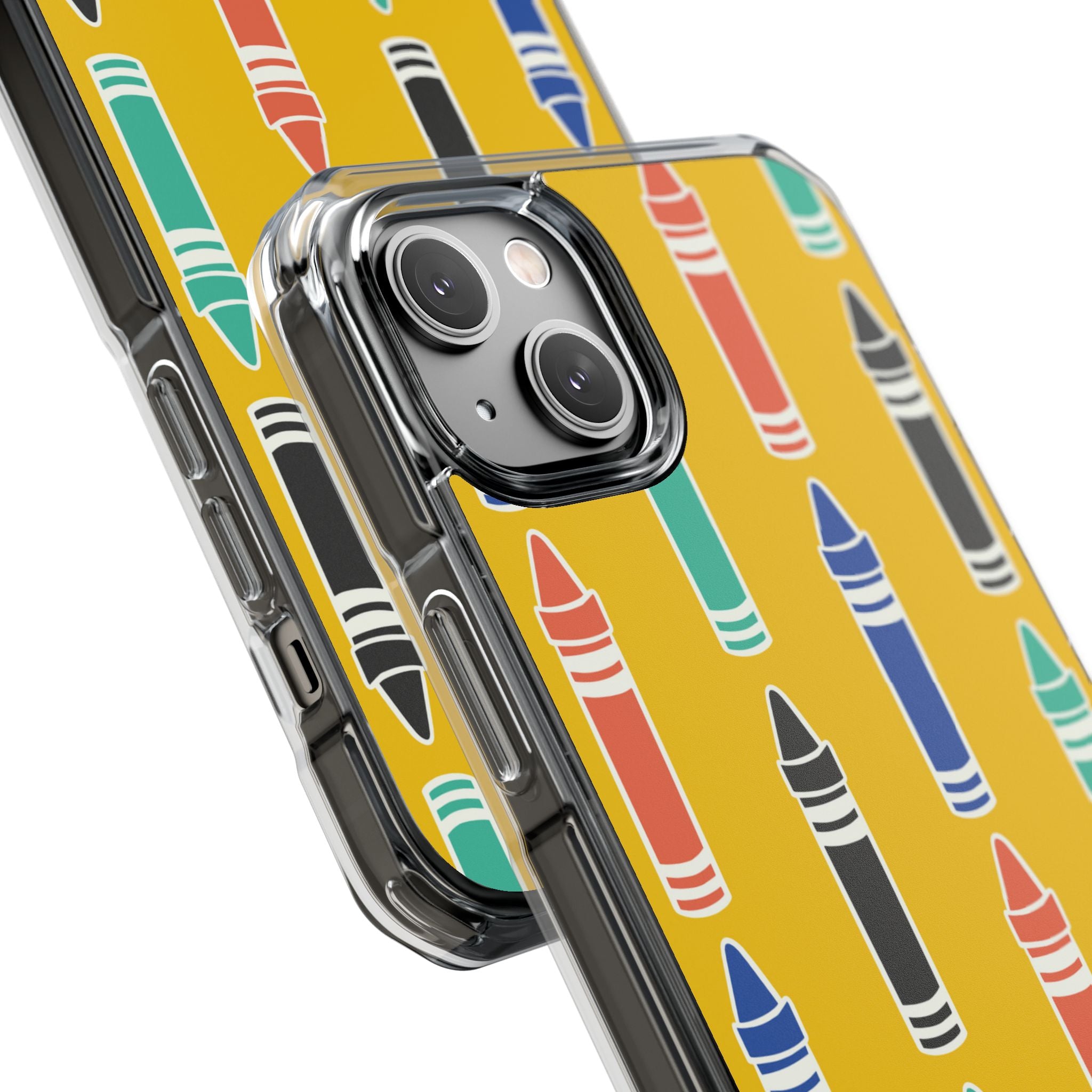 Crayons Dance Joyfully iPhone Case - Impact