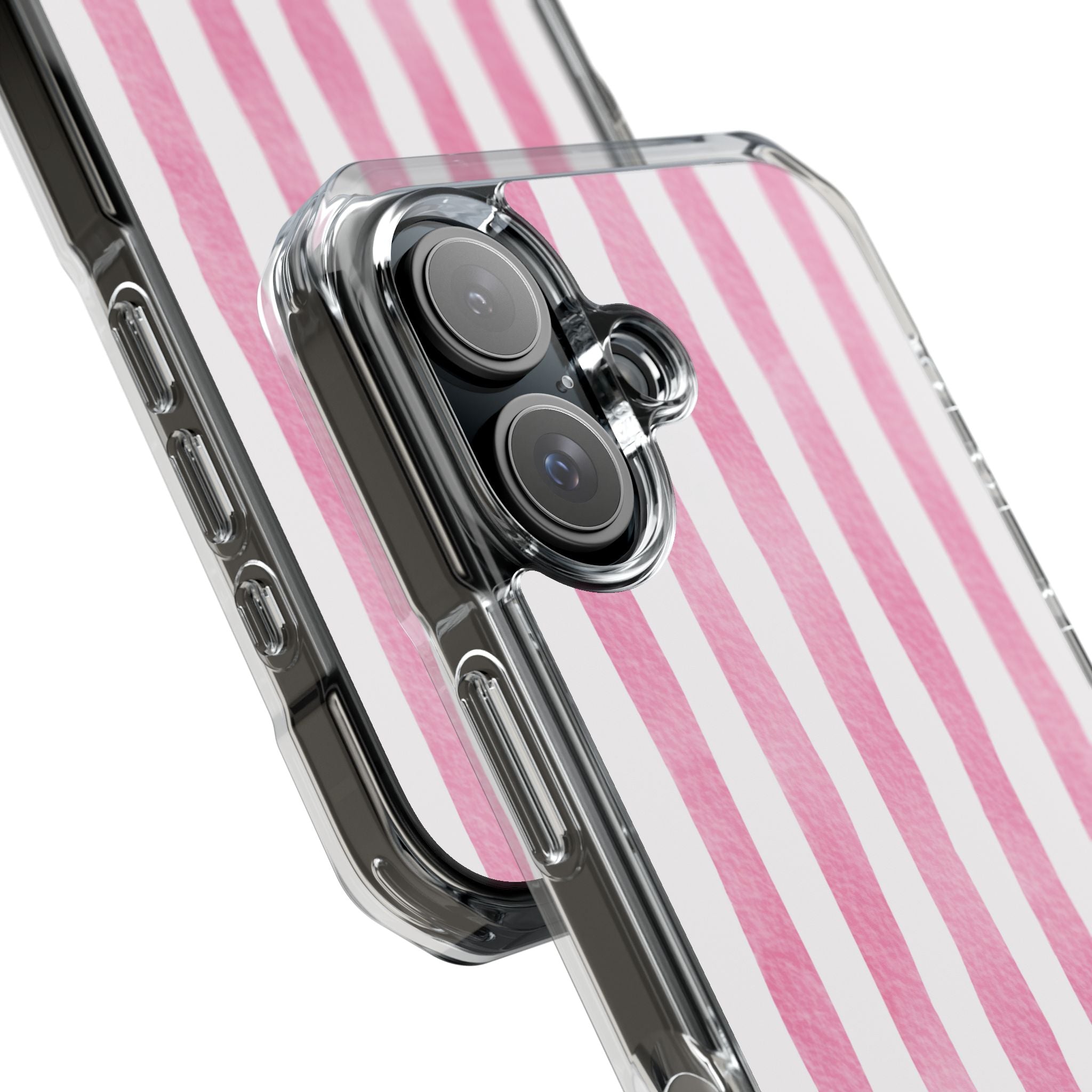 Pink Watercolor Stripes iPhone Case - Impact