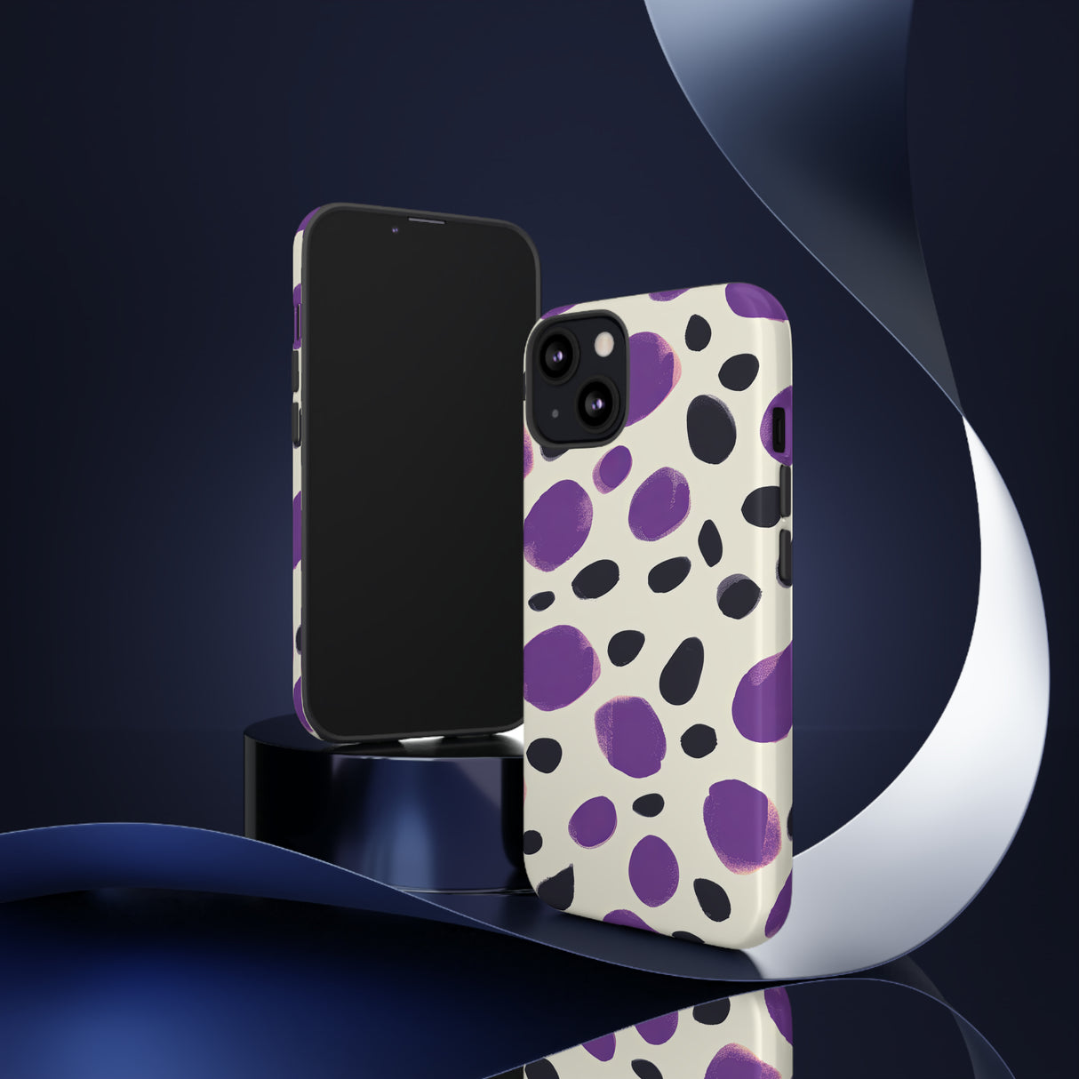 Purple Dot Matrix Case - Protective Phone Case