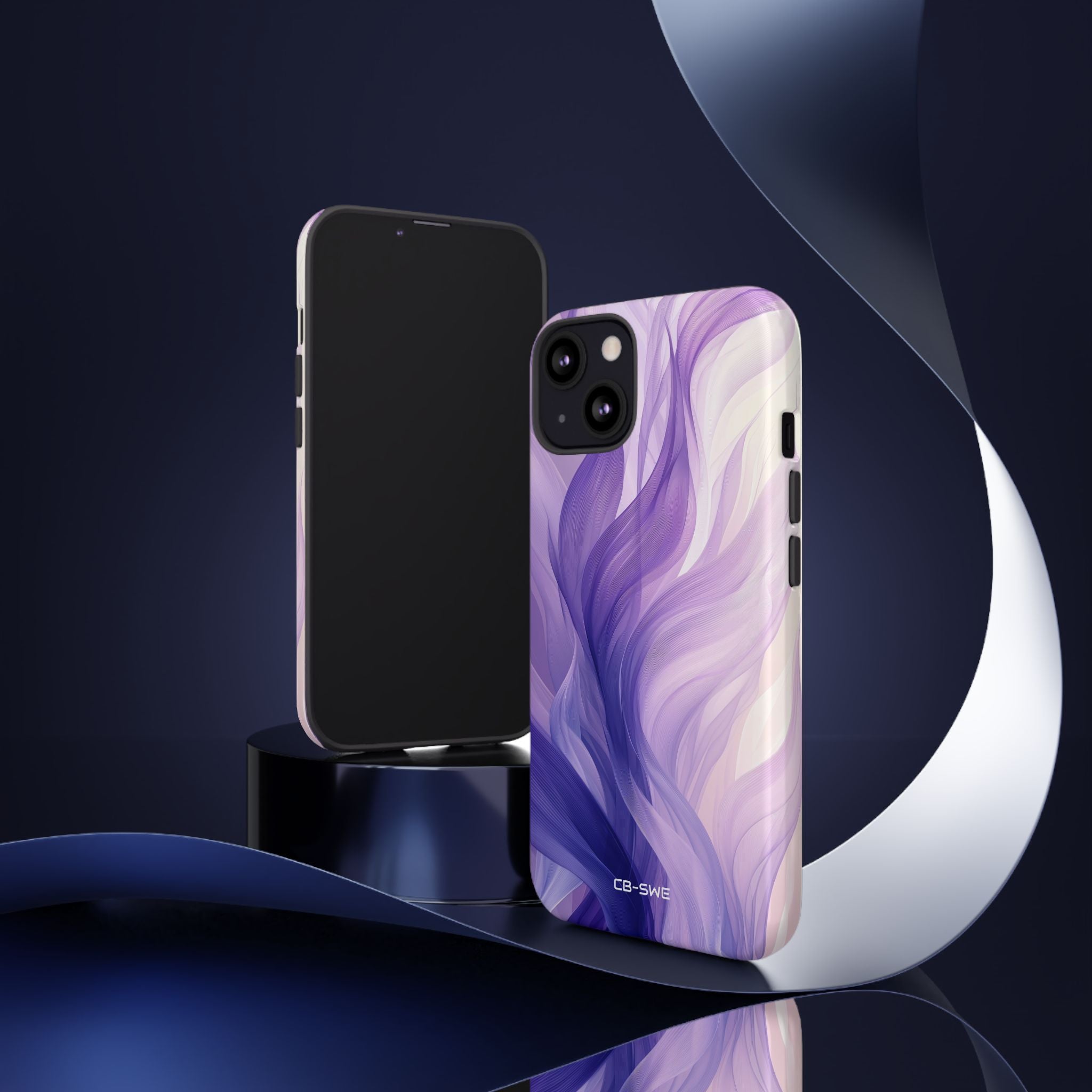 Flowing Purple Whispers - iPhone Case