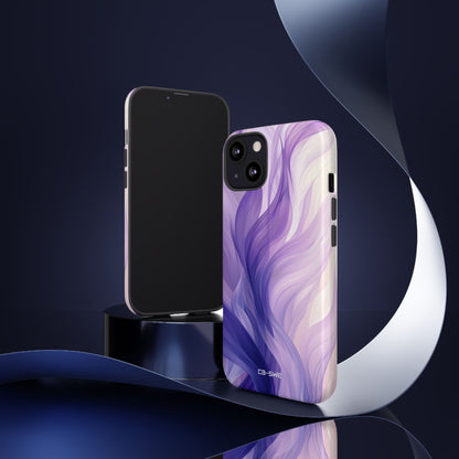Flowing Purple Whispers - iPhone Case