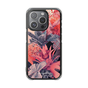 Living Coral Design | Handyhülle für iPhone (Clear Impact Case – magnetisch) 