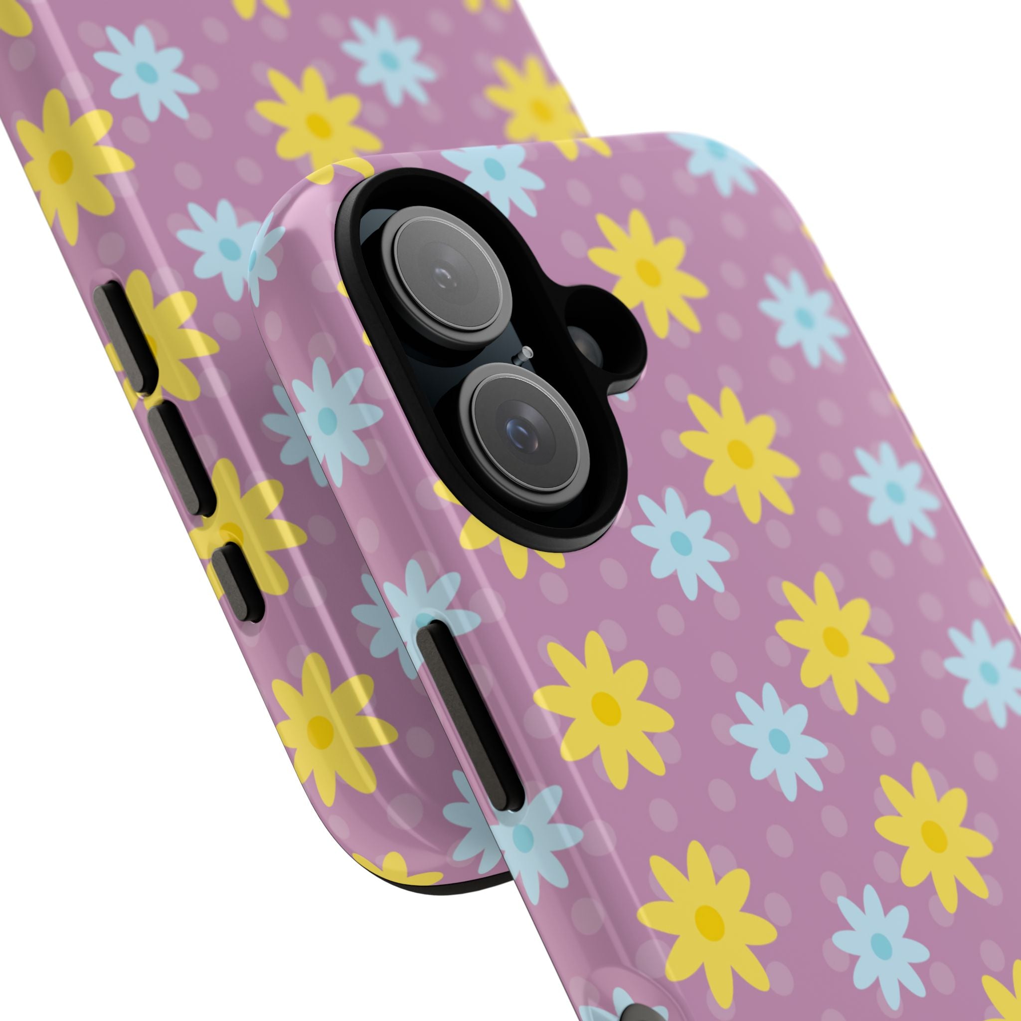 Flower Dots Dance - iPhone Case