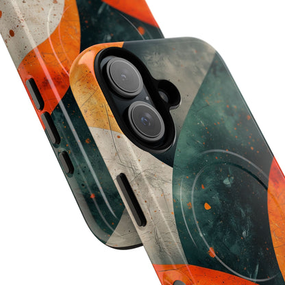 Crimson Wave iPhone 16 Case - Tough+