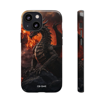 Fiery Dragon Soars - iPhone Case