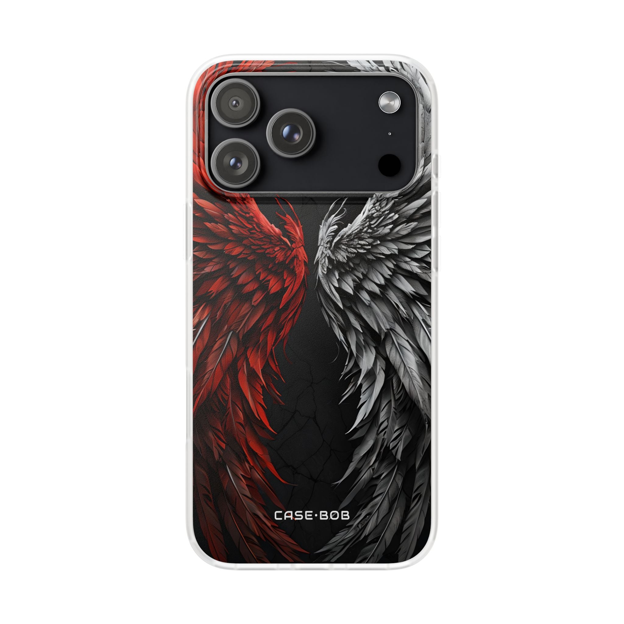 Crimson White Wings iPhone 17 Pro MaxCase - Soft
