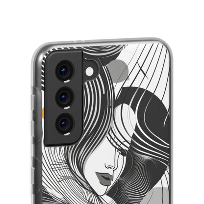 Fluid Noir Rhythm | Flexible Phone Case for Samsung Galaxy