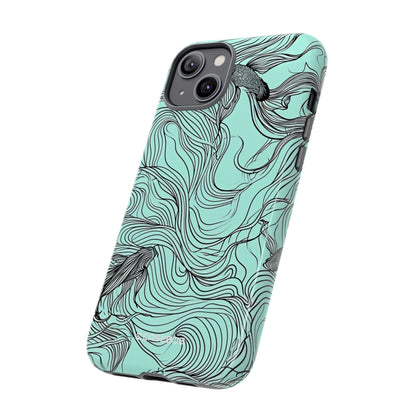 Aqua Serenity | Protective Phone Case for iPhone