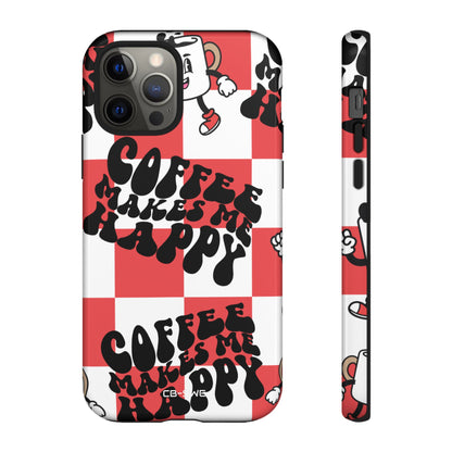 Joyful Coffee Celebration - iPhone Case