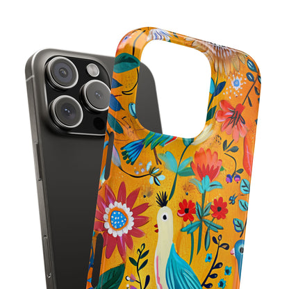 Whimsical Vintage Nature Harmony iPhone 16 - Slim Phone Case