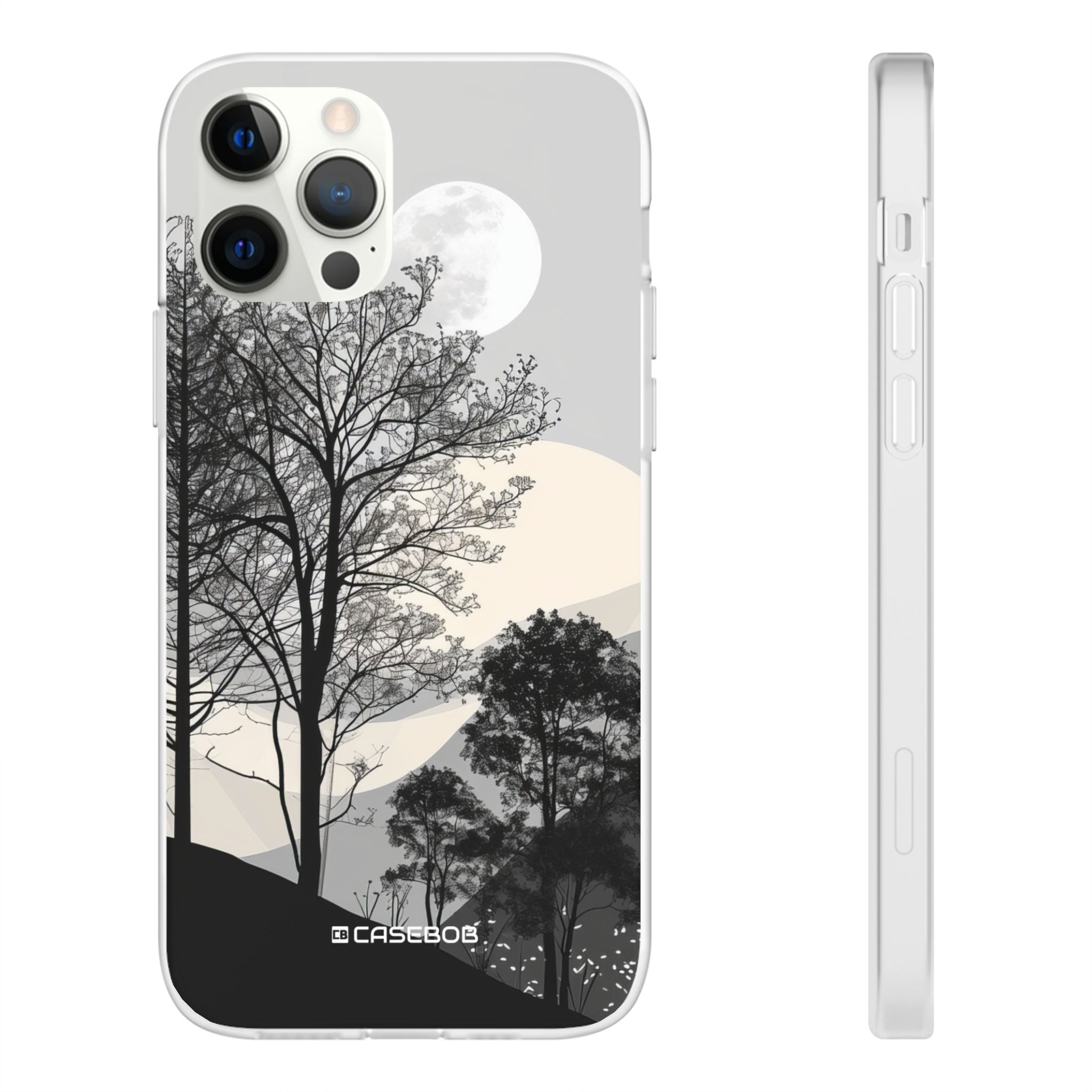 Moonlit Elegance | Flexible Phone Case for iPhone