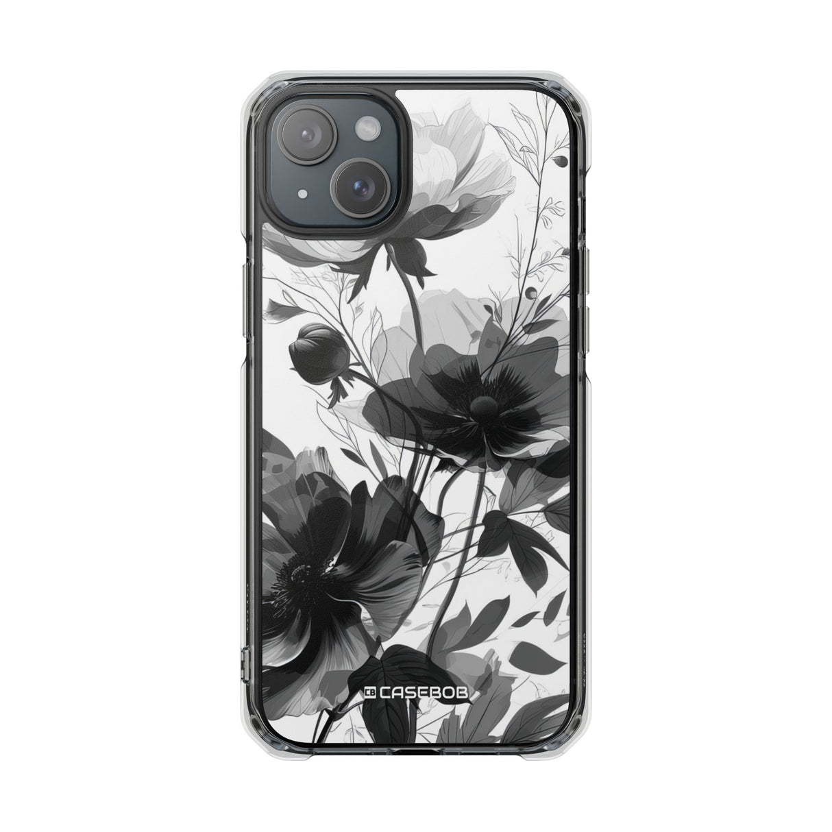 Botanical Elegance – Handyhülle für iPhone (Clear Impact – Magnetisch)