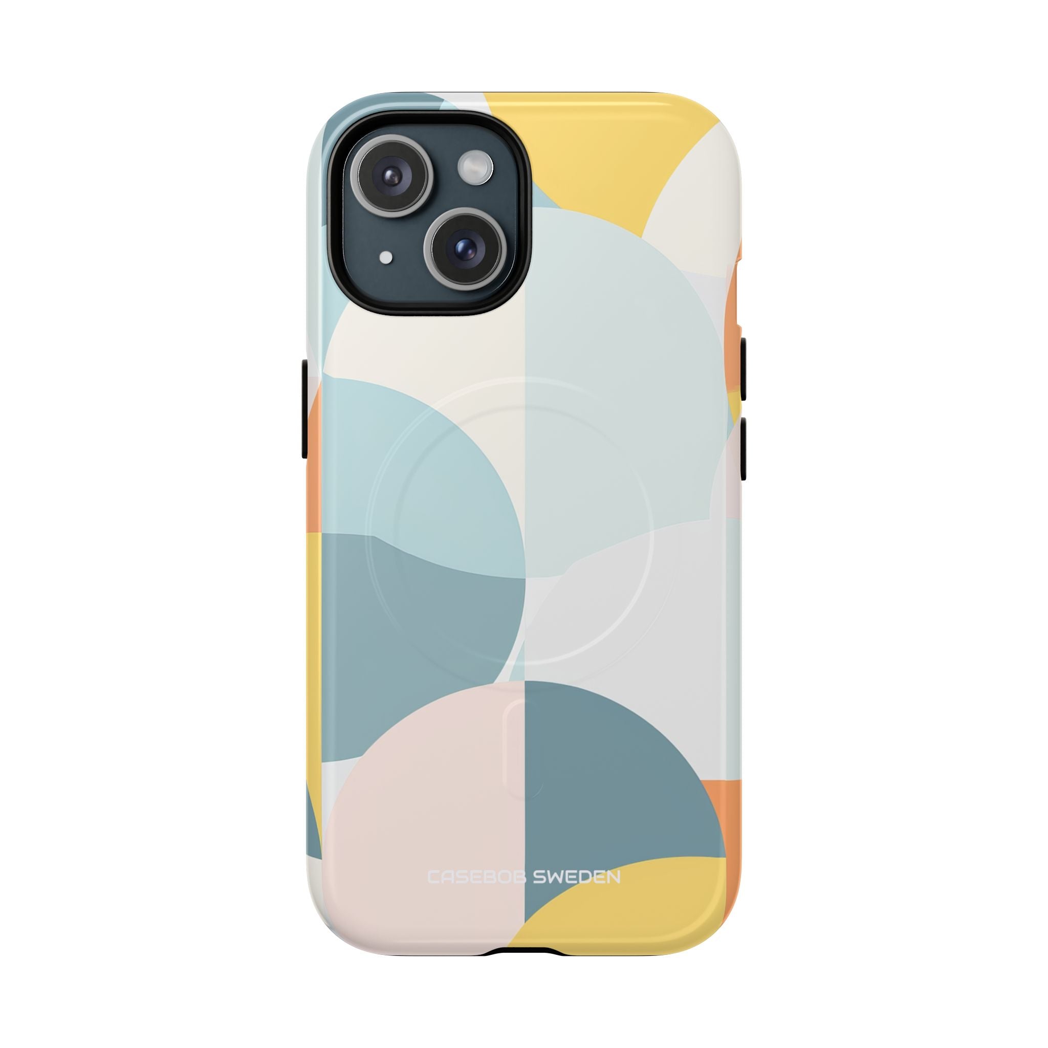 Abstract Geometric Calm - Tough + MagSafe® iPhone 15 Phone Case