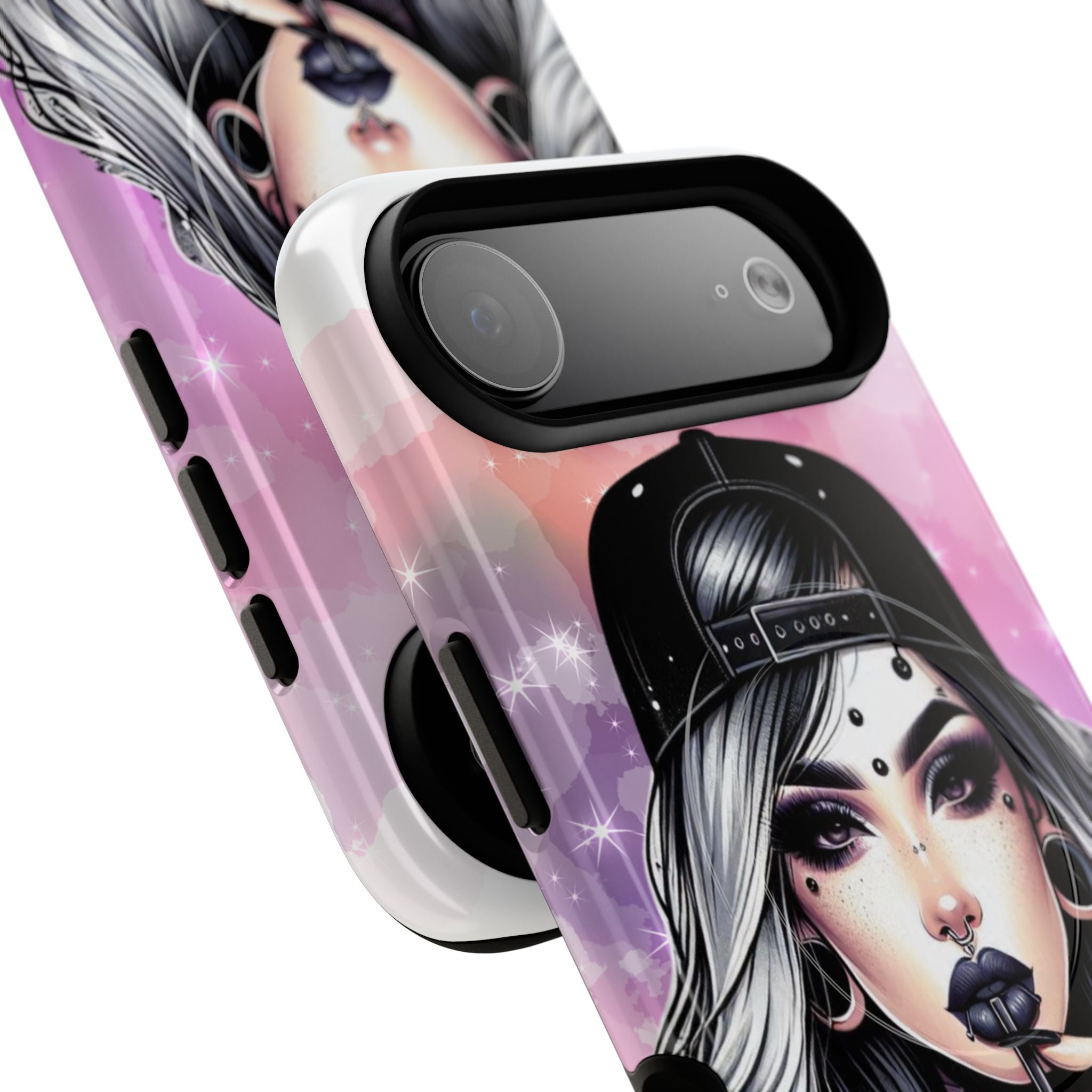 Silver Sip Nebula iPhone 17 Air Case - Tough+