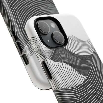 Undulating Horizon Waves iPhone 15 | Tough+ Phone Case