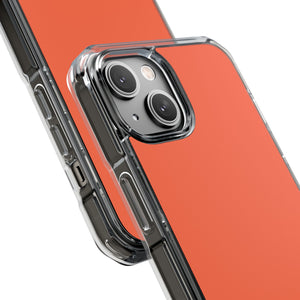 Outrageous Orange | Handyhülle für iPhone (Clear Impact Case – magnetisch) 