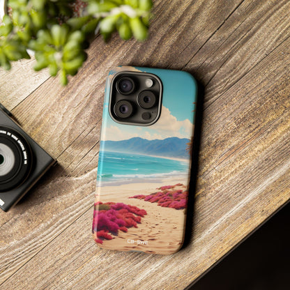 Footprints Trace Sand - iPhone Case