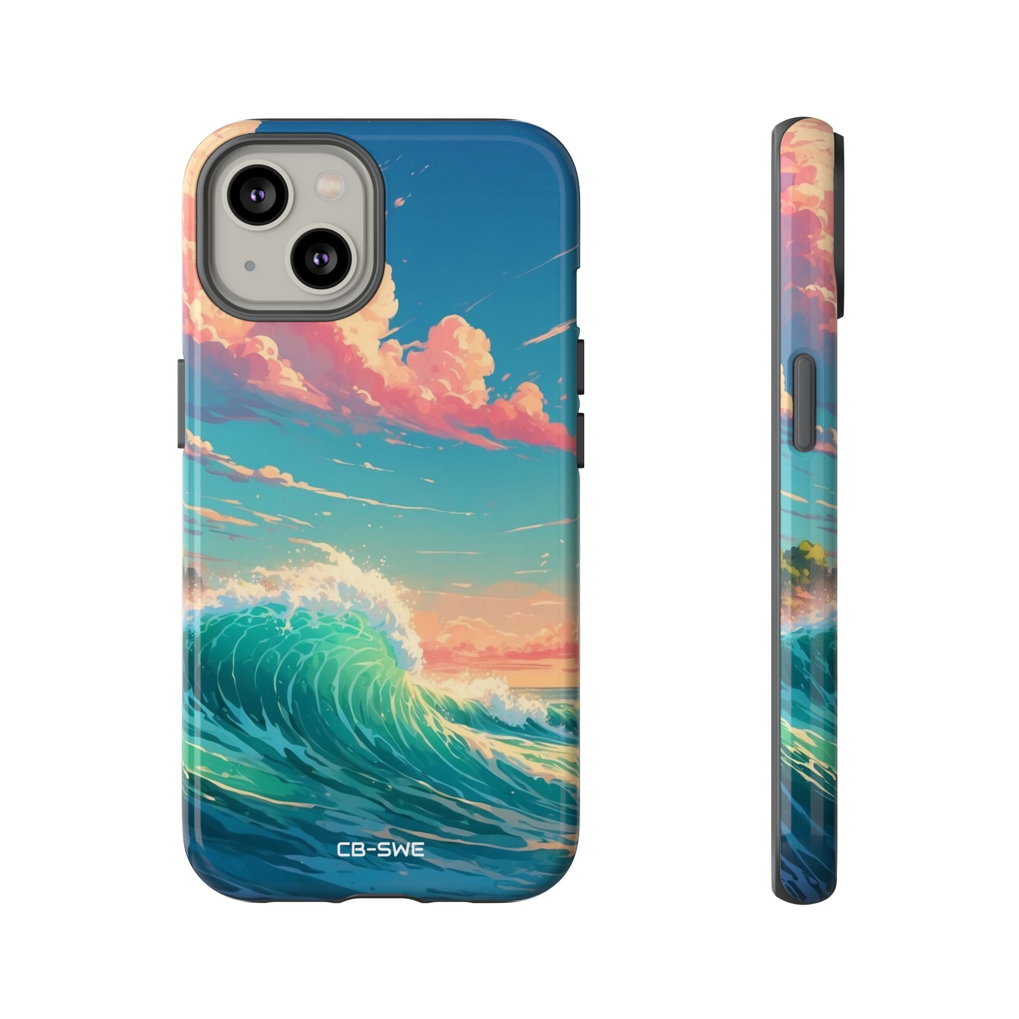 Waves Embrace Sunlight - iPhone Case