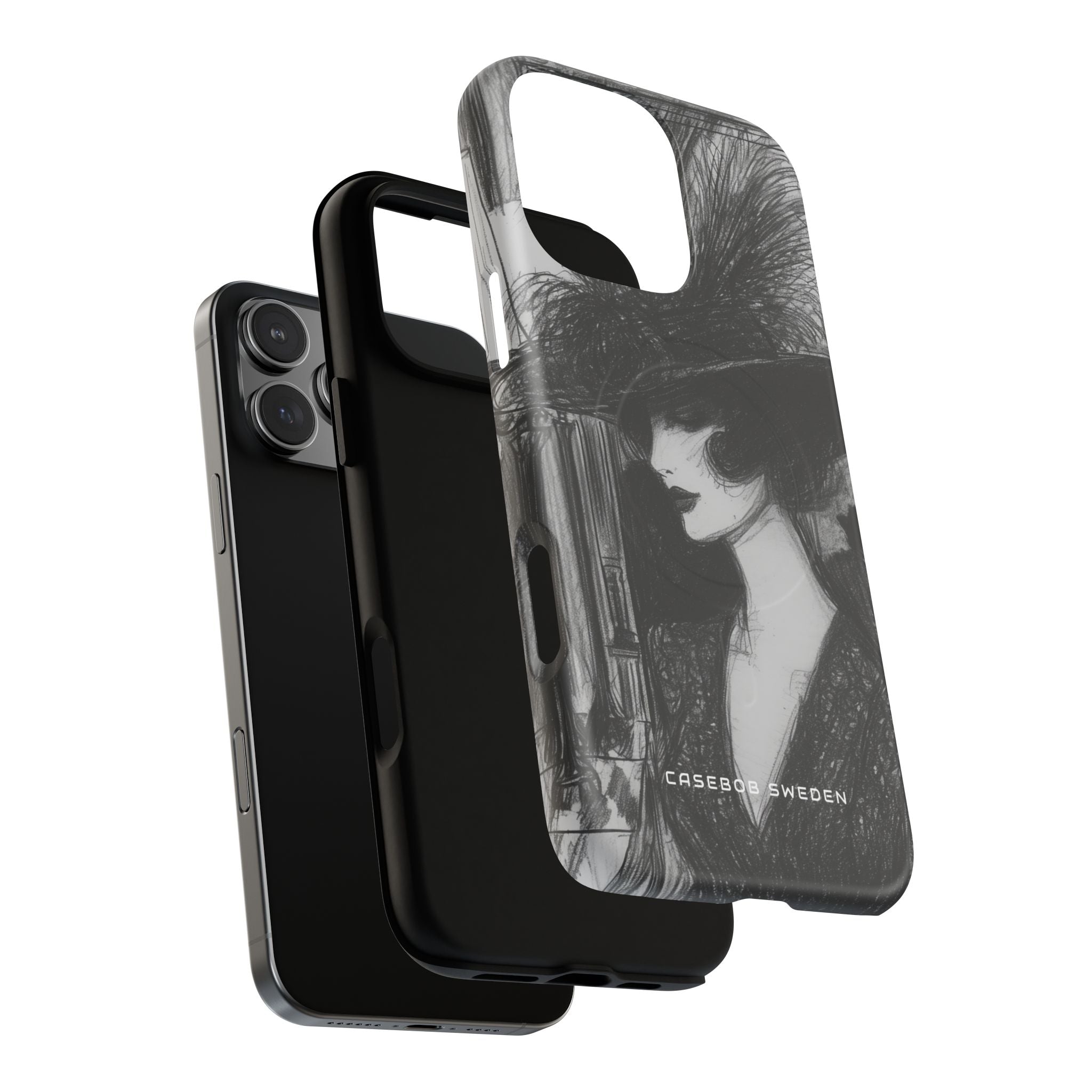 Timeless Elegance in Monochrome iPhone 16 | Tough+ Phone Case