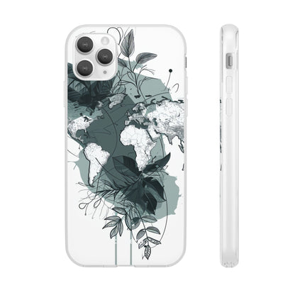 Botanical Cartography | Flexible Phone Case for iPhone