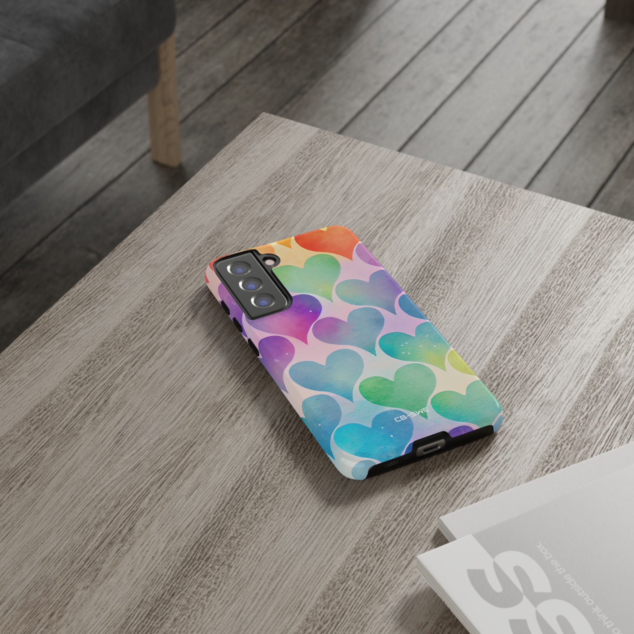 Watercolor Heart Symphony - Samsung Case