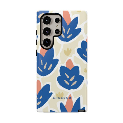 Blue Happy Flower - Protective Phone Case