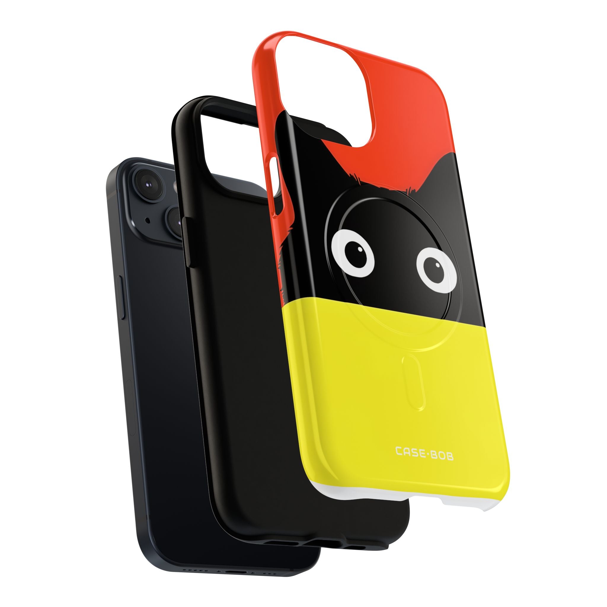 Peekaboo Cat Crimson iPhone 14 Case - Tough+