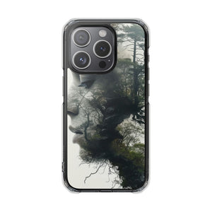 Serene Symbiosis - Phone Case for iPhone (Clear Impact - Magnetic)